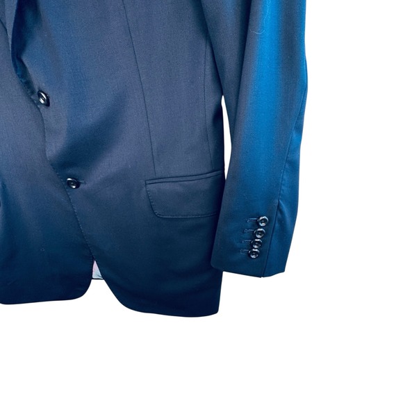 Tom James Executive Collection Mens Blazer Jacket Navy Blue Holland Sherry 40R - Picture 13 of 13